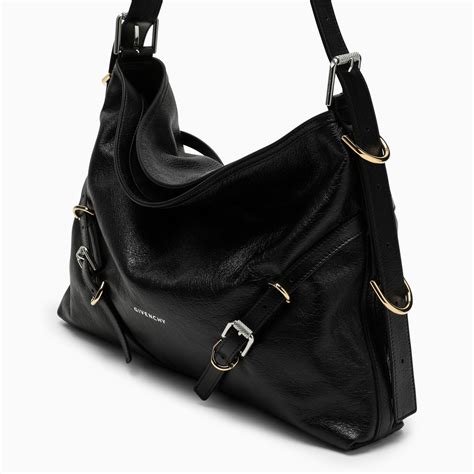 givenchy bags dark blue|Givenchy black leather bag.